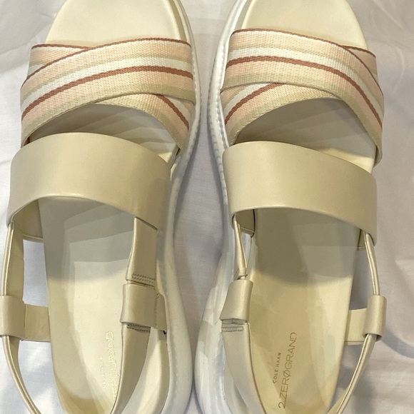 Zero Grand Cole Hahn Women’s Leather Slip-on SlingbackSandals.  Size 8 - Picture 5 of 11